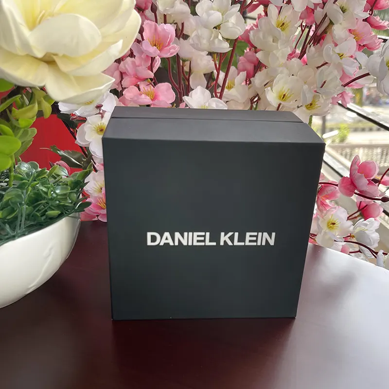 Daniel Klein Black Dial Silver-tone Couple Set | DK.1.13405-4